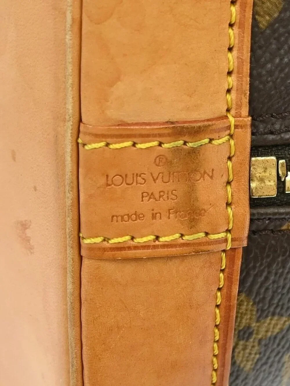 LOUIS VUITTON ALMA HANDBAG MONOGRAM